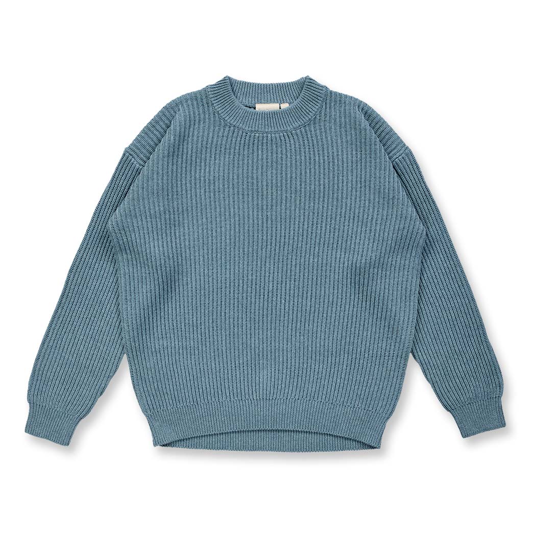 Strickpullover für Damen in salbeigrün mélange, Modell FASSILA