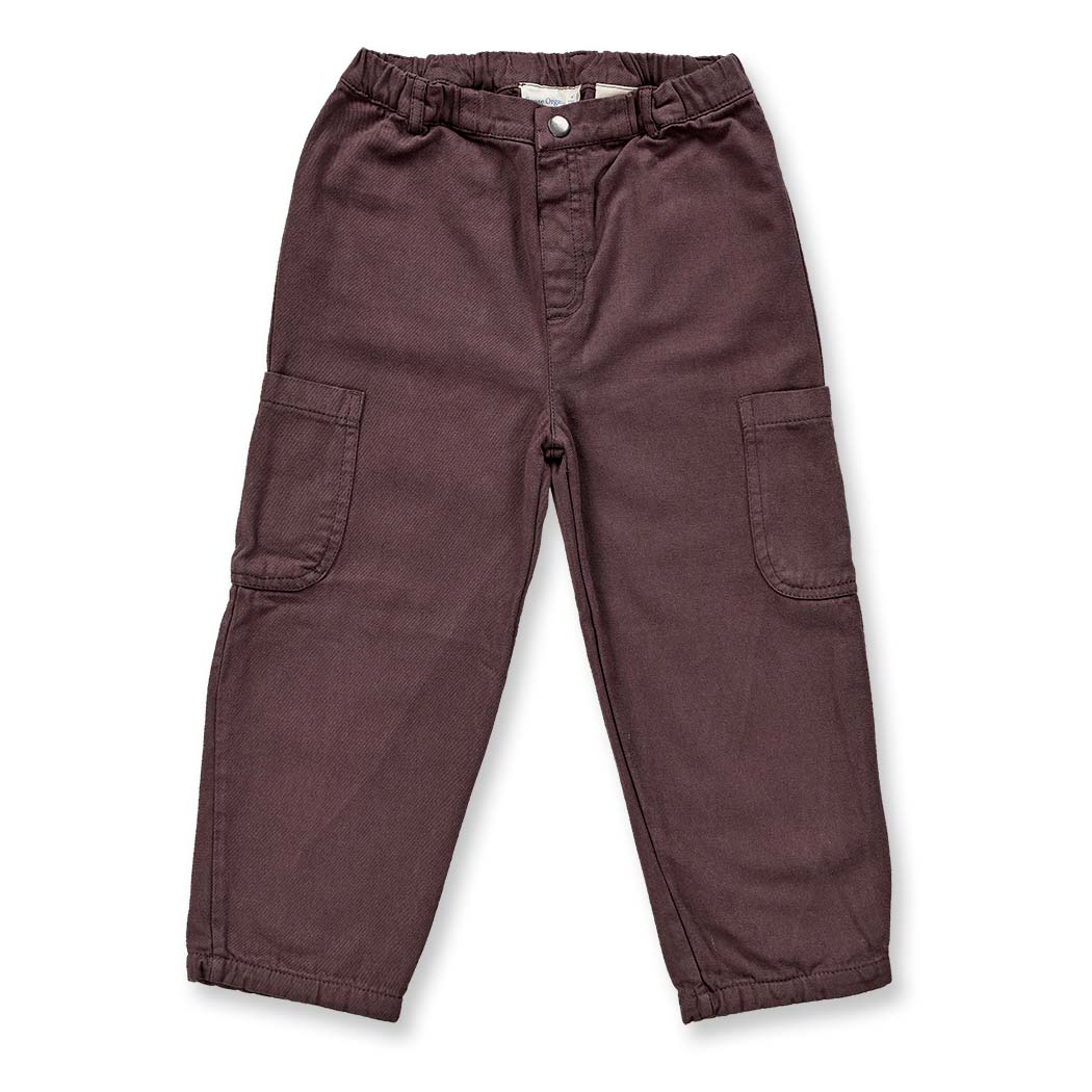 Twillhose in dunkelbraun, Modell LEOONIE