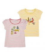 GADA Baby Ringel Shirt Raffung Beide 