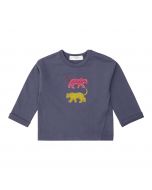 KORA Baby Sweatshirt Leoparden navy