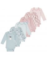 Langarm Bodies aus Fairtrade Baumwolle, Yvon , sechs Varianten

