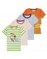 Ibon Bunte Kinder T-Shirts in 4 Farben