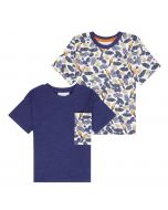Jannis Children's T-shirt Navy Print both