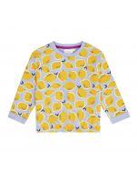 Elira Girls Sweatshirt with Lemon Print 