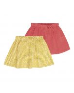 Gyda Girls Muslin Skirt with Decorative Bow both 