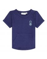 Tamo Baby Shirt Blau Ananas