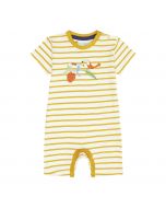 Yoeky Romper Yellow White Stripes 