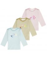 Luna Baby Langarmshirt geringelt mit Tukan alle