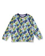 Mädchen Sweatshirt / ELIRA / großer Kakteendruck / Vorderteil