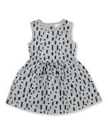 Girl’s dress / KOBI / aop marks / front part