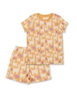 Mädchen Kurzer Pyjama / JULA RETRO / Lama Druck / komplett