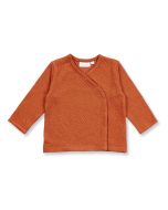 Baby Wickeljacke / Modell YURI / Haselnussbraun / Vorderansicht