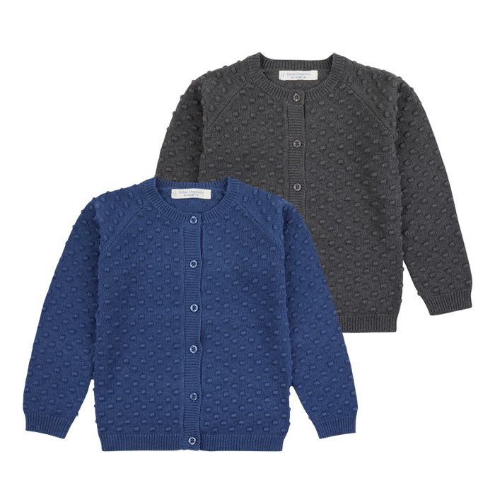 Baby boys new arrivals navy cardigan