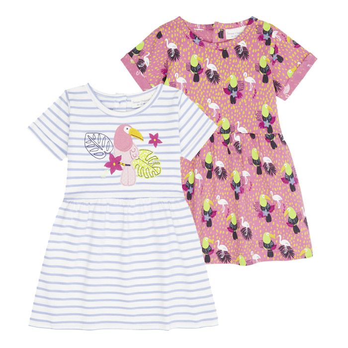 Baby dress AMEA with short sleeves I SENSE ORGANICS