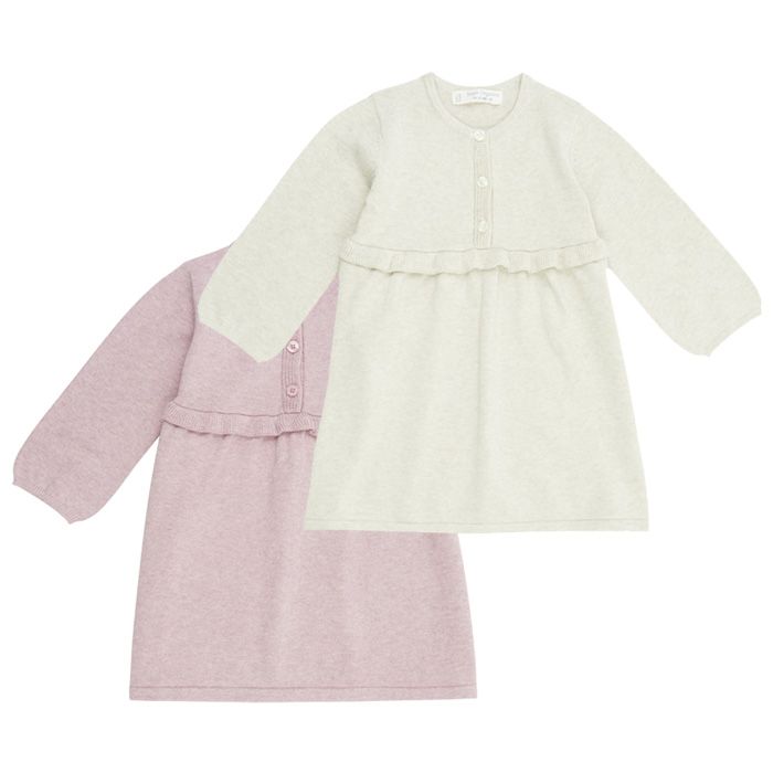 Girls hot sale knitted dress