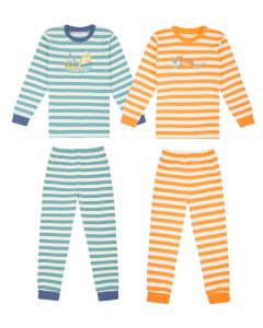 Long John_Pyjama_yellow+blue