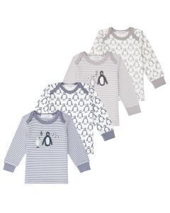 Baby long sleeve shirt Timber,Two versions available in stone blue and in taupe

