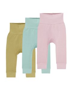 Karli Baby Pants made from Waffle-Jersey all