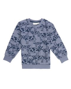 Children's Sweater / BENGO / print cows / front part