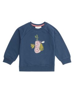 Kinder Sweatshirt / MADENA / navy + pear / Vorderteil