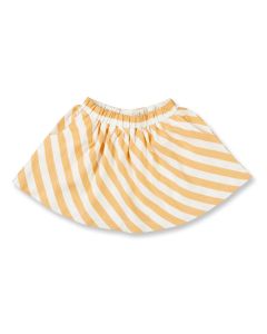 Girl’s skirt / EVIE / apricot stripes / front part