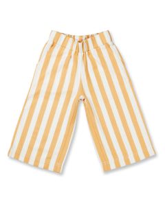 Mädchen Hose / WALA / apricot gestreift / Vorderteil