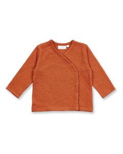 Baby Wickeljacke / Modell YURI / Haselnussbraun / Vorderansicht
