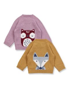 Baby knitted sweater / Model NAVIN / All (back)