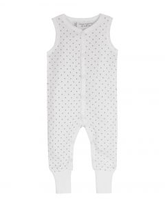 8200702-Mia Baby sleeveless Babygrow footed-Sense Organics-stars