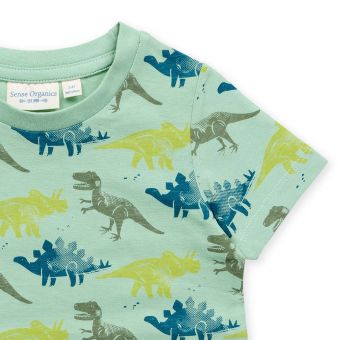 Kinder Pyjama, Modell KAFKA, Dinosaurier-Druck, Komplett 