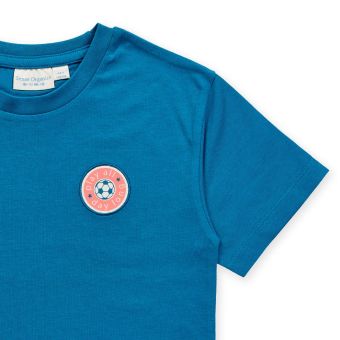 Children pajama, Dark blue / College print, Complete 