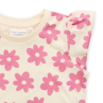 Mädchen Pyjama, Blumen-Druck, Komplett