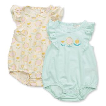 Baby Bodys, Blumen-Druck, Komplett 