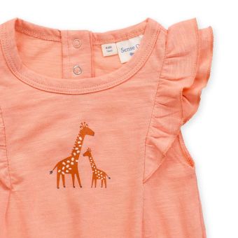 Baby body, Giraffe print, Complete 
