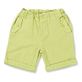 Kinder Shorts / ULLI / Kiwi grün / Vorderteil