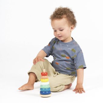 Baby shorts, Model MAGESH, Light reed green, Front part