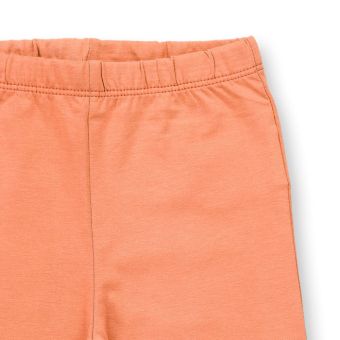 Mädchen Leggins, Modell LARA, Pfirsichorange, Vorderansicht