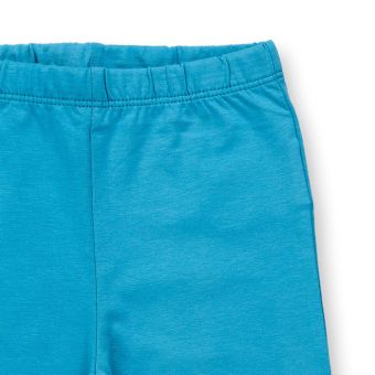 Mädchen Leggins, Modell LARA, Blau, Vorderansicht