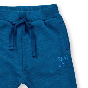 Kinder Sweathose, Modell KALLOS, Ozeanblau, Vorderansicht
