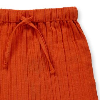Baby Shorts, Modell CHARLIE, Rostorange, Vorderansicht