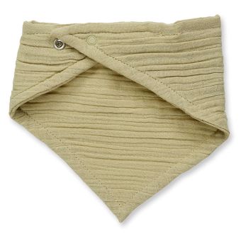 Baby Lätzchen, Modell BIB, Helles Schilfgrün, Vorderansicht