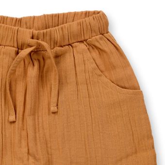 Kinder Hose, Modell LOKI, Karamellbraun, Vorderansicht