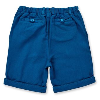 Kinder Shorts, Modell ULLI, Ozeanblau, Vorderansicht
