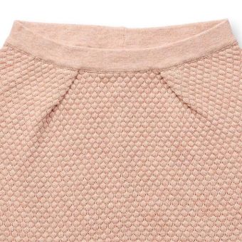 Baby Strickleggins, Modell PABLO, Helles Haselnussbraun, Vorderansicht