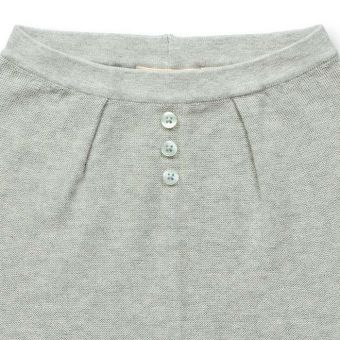 Baby Strickleggins, Modell PABLO, Helles Salbeigrün, Vorderansicht