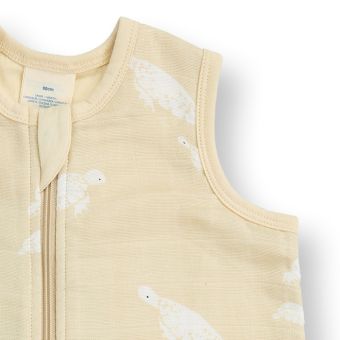 Baby sleeping bag, Model YMER, Turtle print, Front part