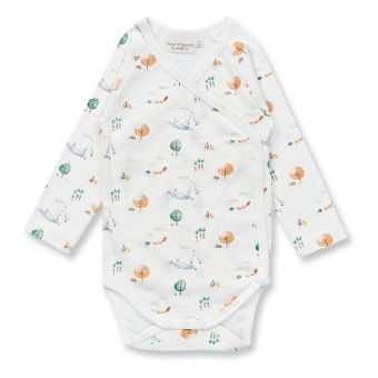 Baby Wickelbody, Modell YGON, Landleben Druck, Vorderansicht