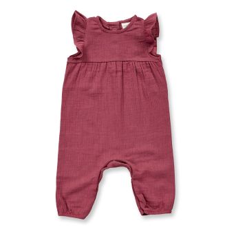 Baby Overall, Modell MARLI, Rosenbraun, Vorderansicht