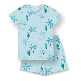 Kinder Pyjama, Modell KAFKA, Palmendruck, Komplett
