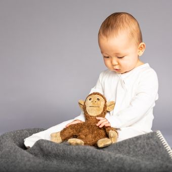 Weiches Kuscheltier Affe komplett